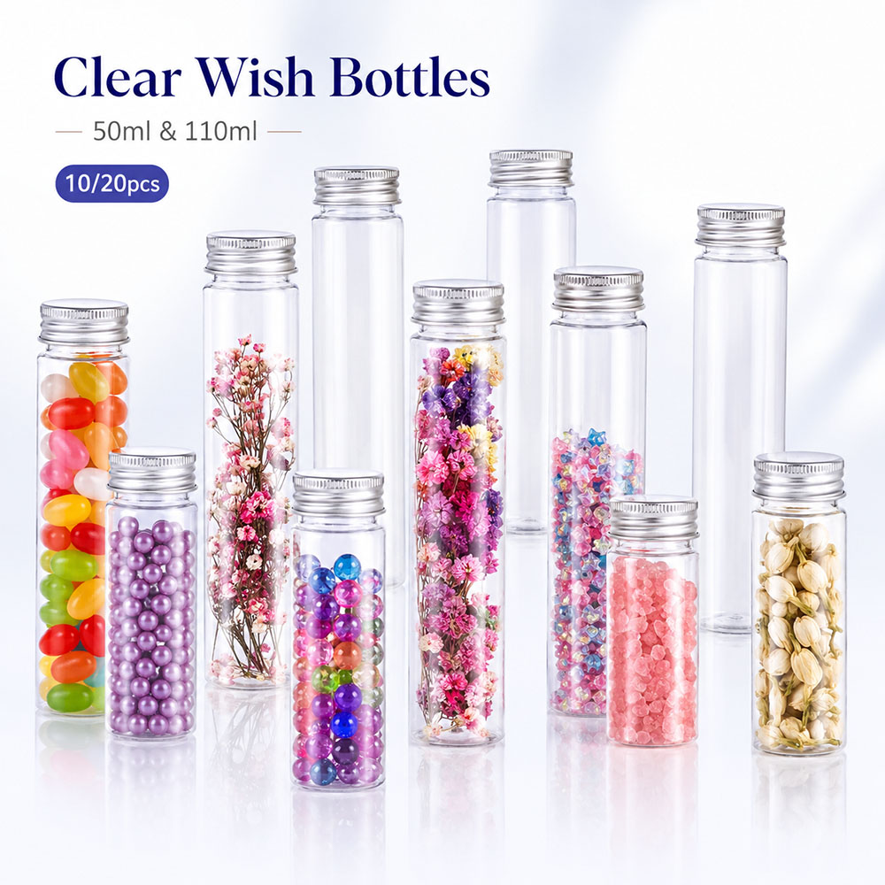 Wedding Decoration Supply - 20 шт., 50 мл/100 мл, прозрачные