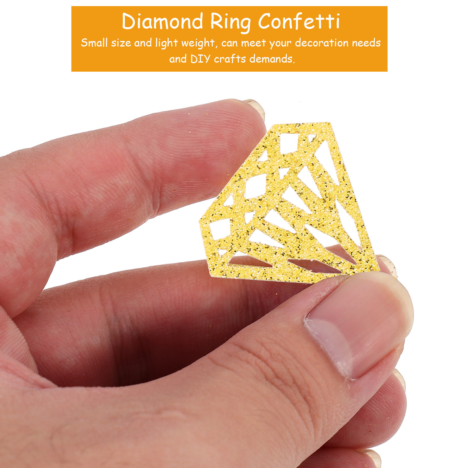 Papercraft Supply Confetti - 300 шт. конфетти в форме бриллианта