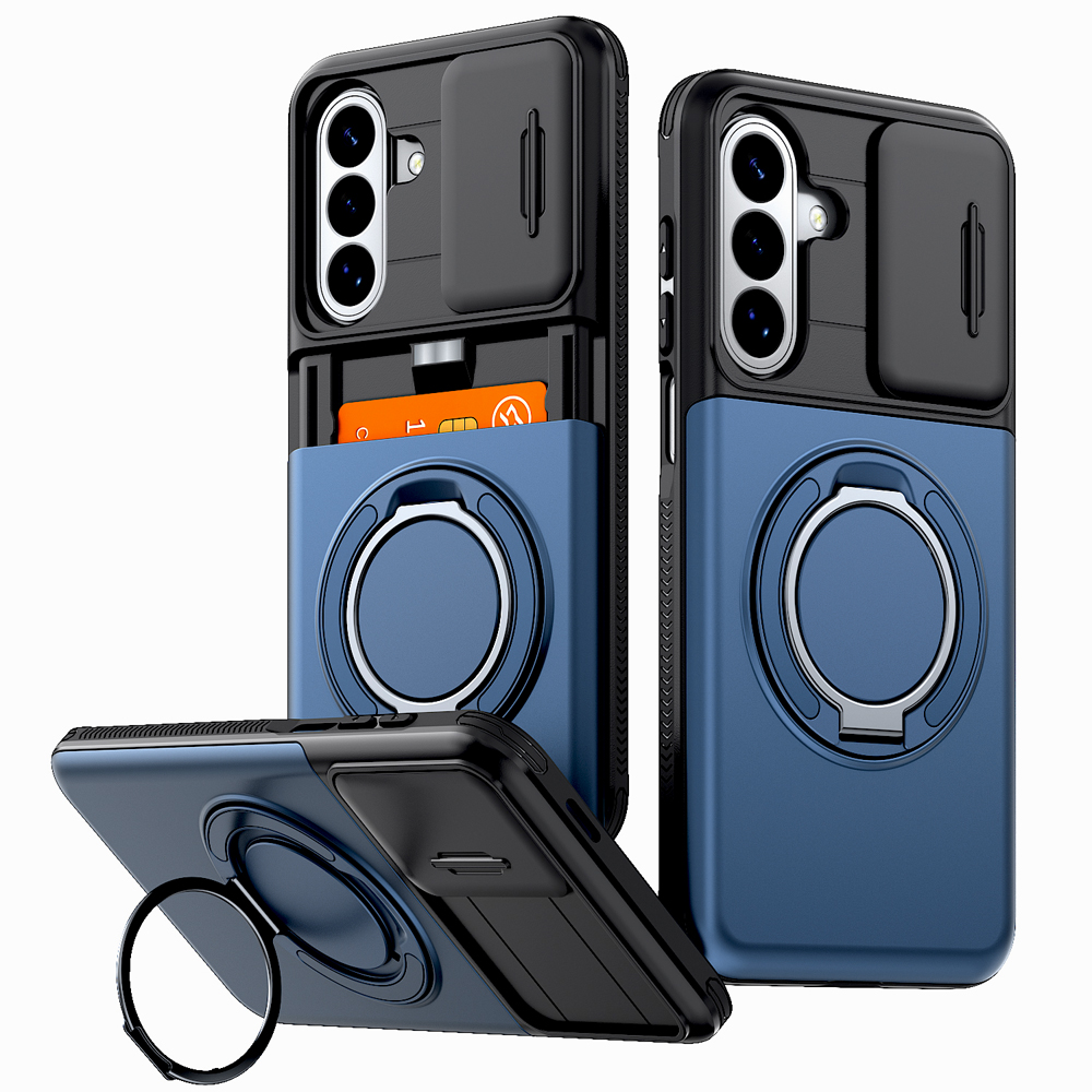 Place Card Holder - Магнитный чехол Armor для Samsung Galaxy