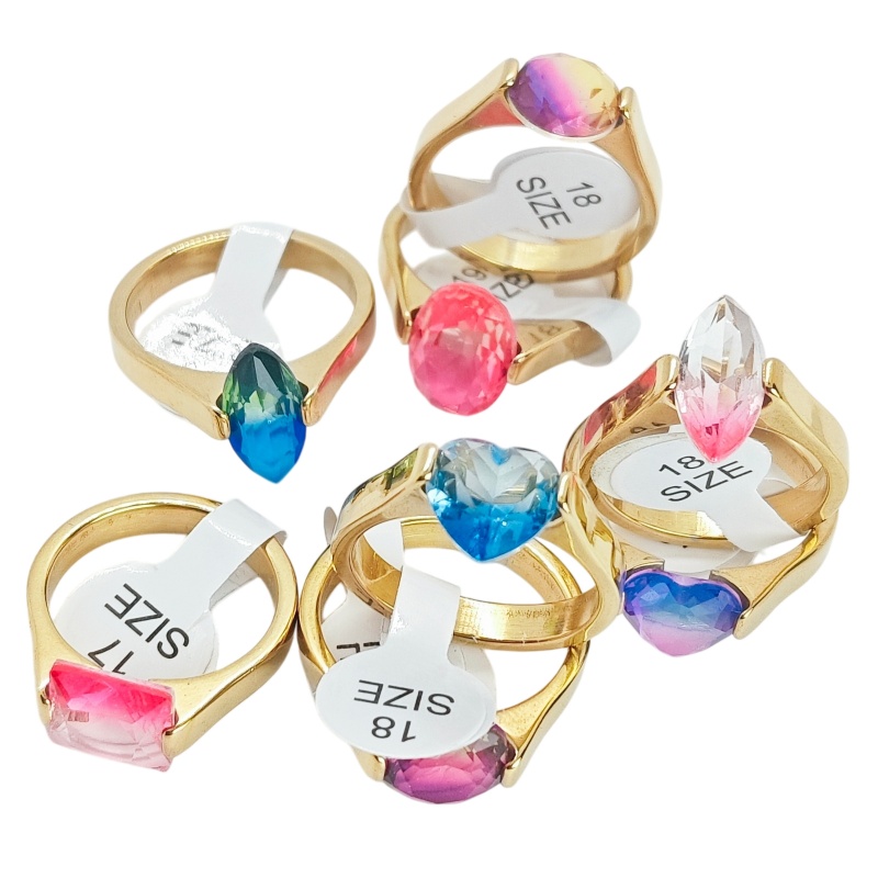 Wedding Supply Wholesale - Оптовая продажа: 12 шт. модных унисекс-колец