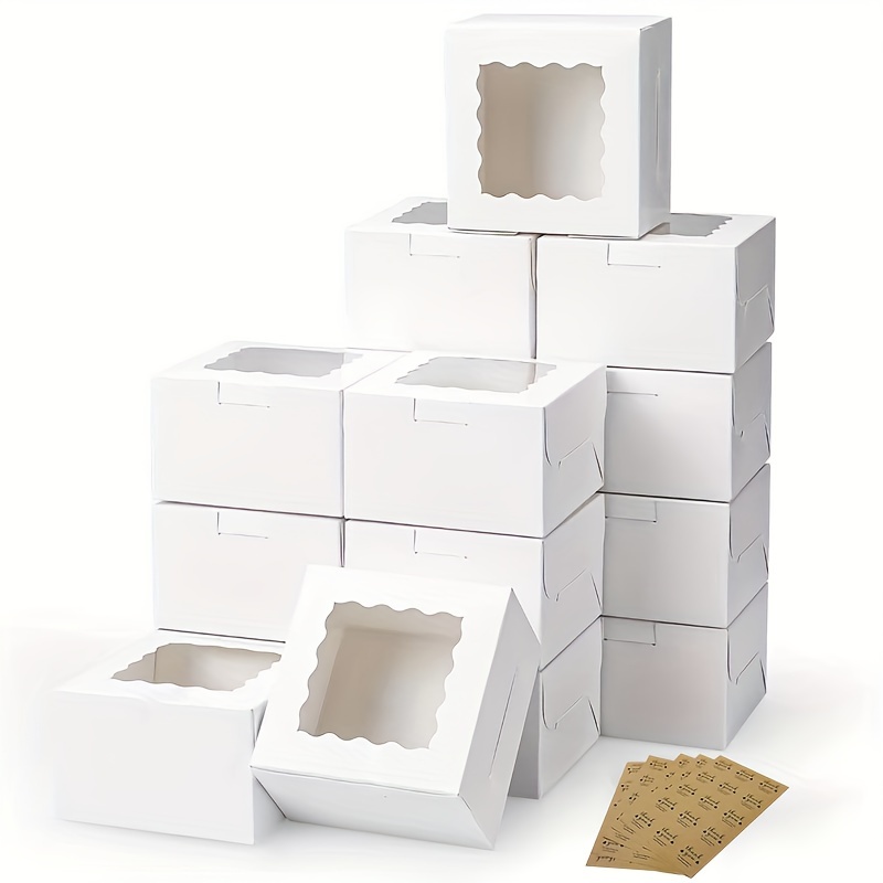 Wedding Favor Box - 10 шт. коробок из крафт-бумаги для