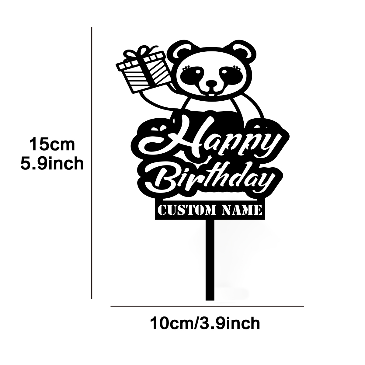 Wedding Cake Supply - 1 шт. Милый топпер для торта