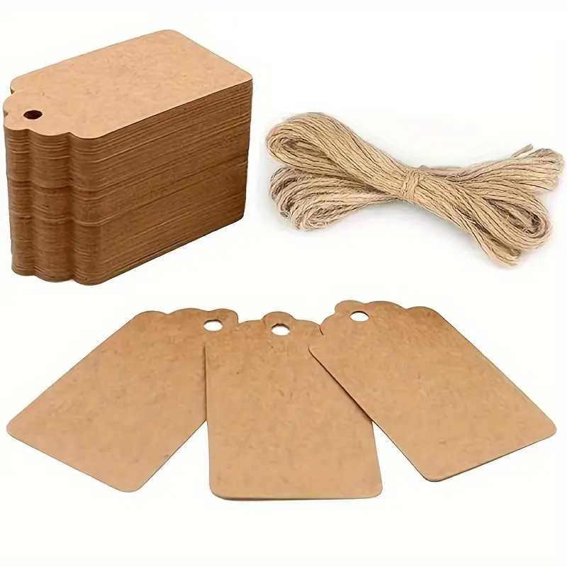 100 шт. бумажных бирок из краф – обзор и цена Wedding Favor Box