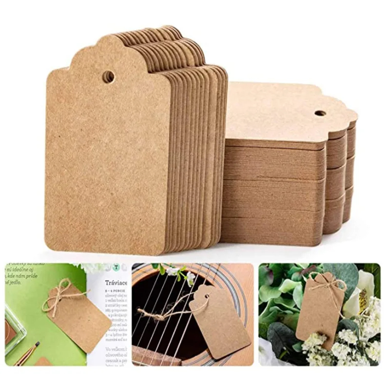 100 шт. бумажных бирок из краф – обзор и цена Wedding Favor Box
