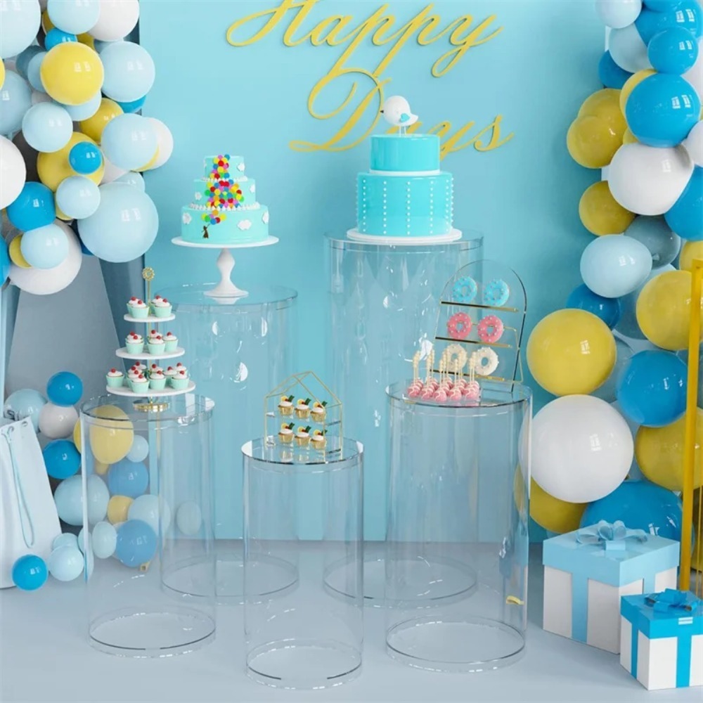 Набор из 3/5 белых цилиндричес – обзор и цена Wedding Cake Supply