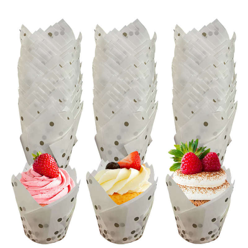 50/100 шт. золотистые формочки – обзор и цена Wedding Cake Supply